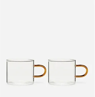 Lotta Coffee/Tea Cup - Set of 2 (Amber)